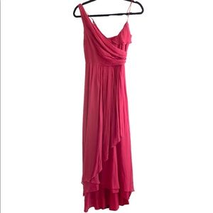 Jill Stuart red silk dress